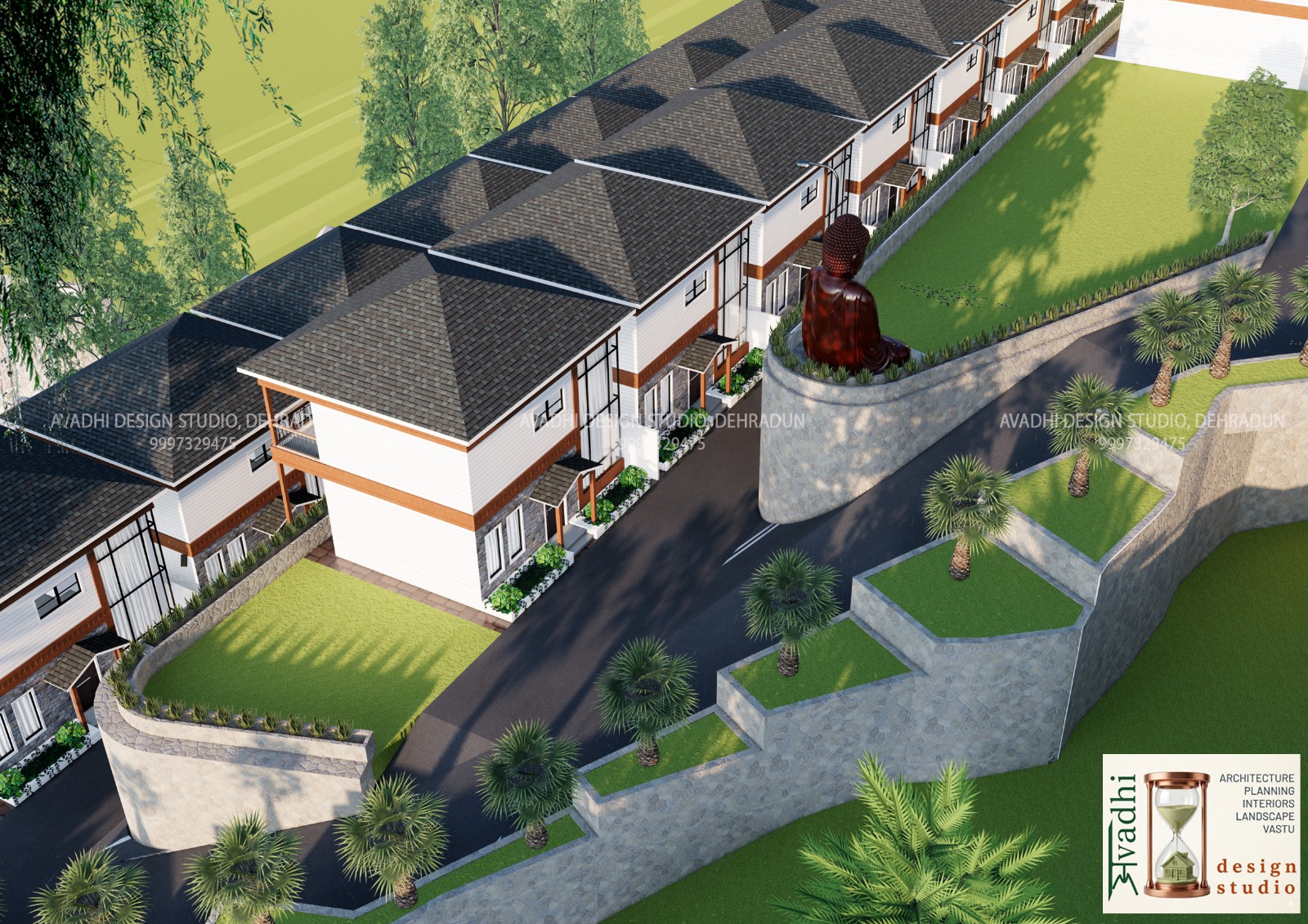 Villa close view